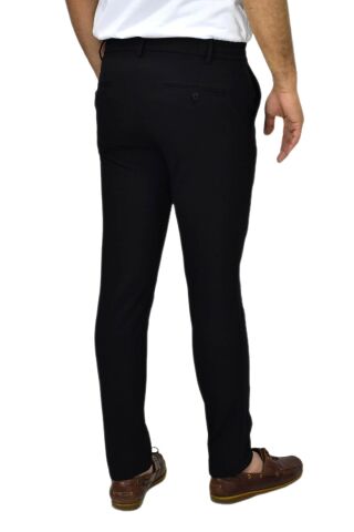 Erkek Siyah Jogger Lastikli Pantolon 1977 BGL-ST03731 SİYAH - 50