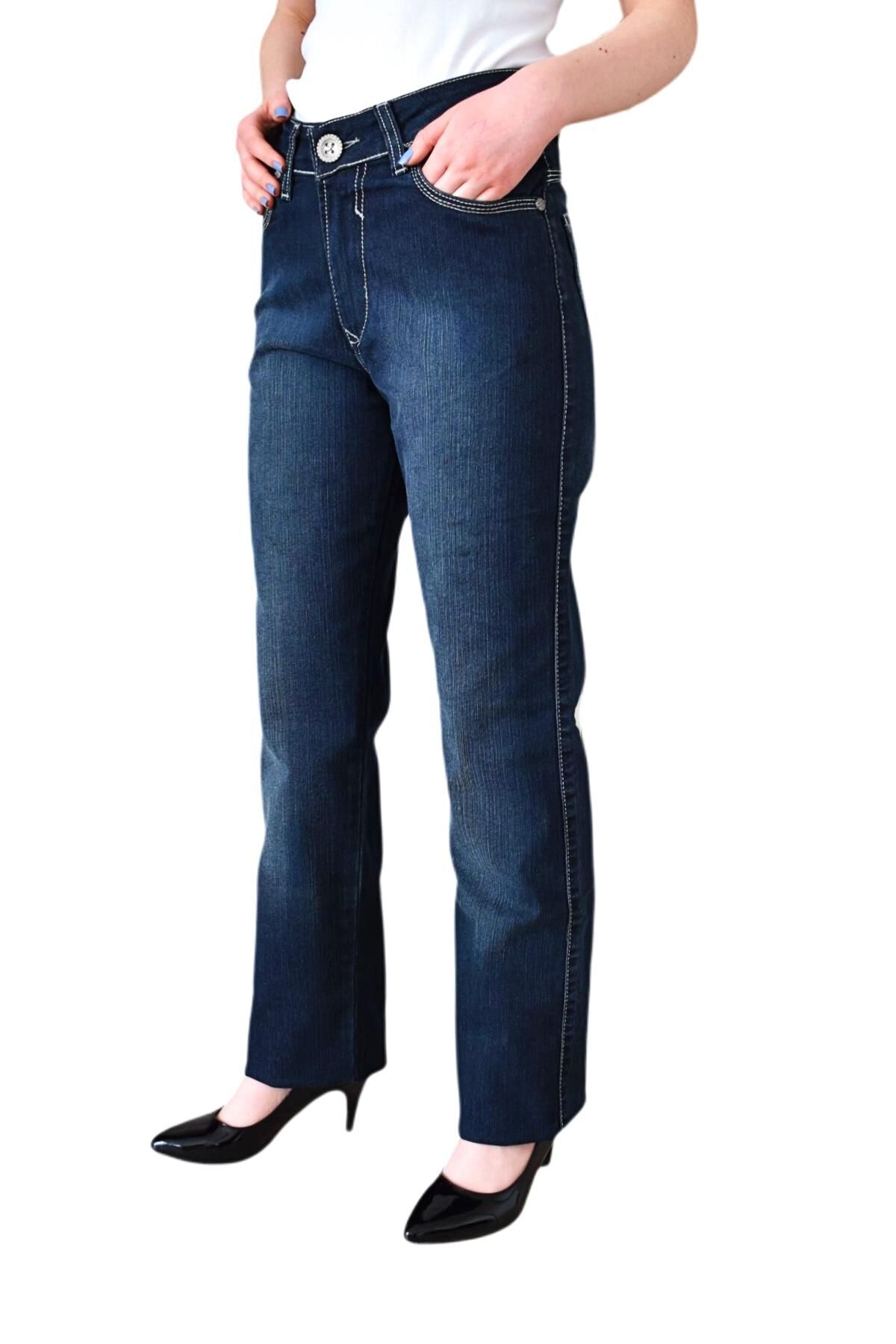 Kadın Jean Pantolon Yüksek Bel BGL-997 LACİVERT - 29/32