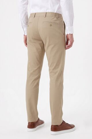Erkek Bej Renk Regular Kalıp Jogger Pantolon BGL-ST05631 BEJ - 40