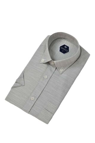 Erkek Klasik Tek Cepli Kısa Kol Gömlek BGL-ST04554