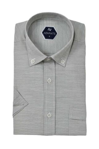 Erkek Klasik Tek Cepli Kısa Kol Gömlek BGL-ST04554