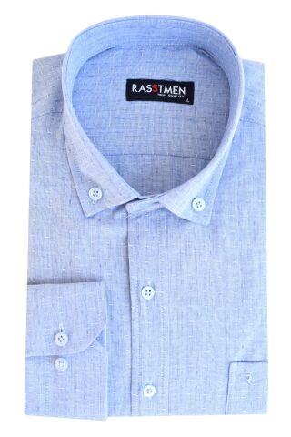 Erkek Kılasik Armürlü Uzun Kol Gömlek BGL-ST02202