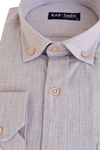 Erkek Kılasik Armürlü Uzun Kol Gömlek BGL-ST02202