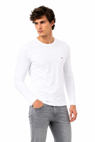 Erkek Sıfıryaka Mevsimlik Body Sweatshırt BGL-ST05447 BEYAZ - S