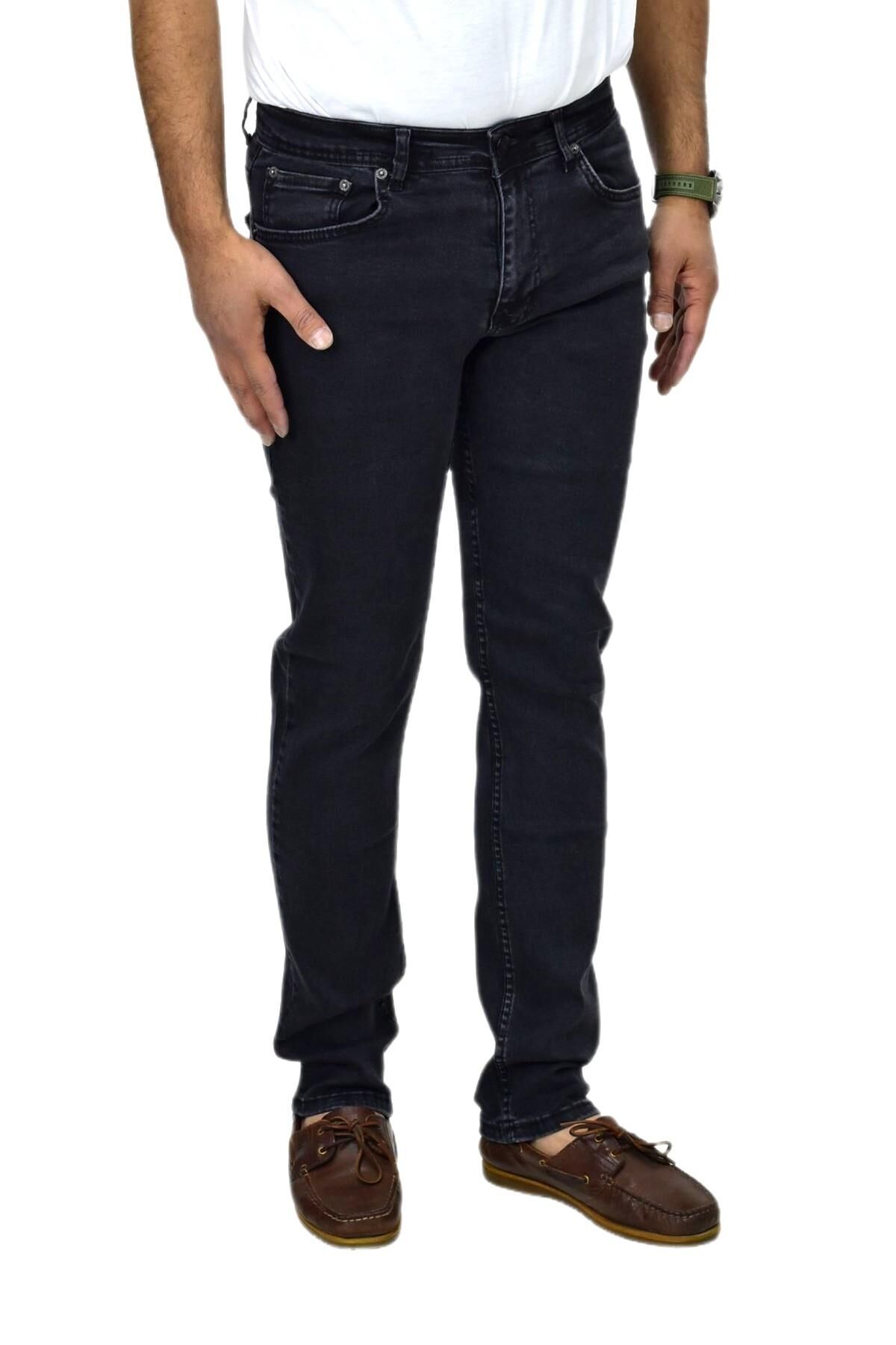 Erkek Siyah Jeans Pantolon Regular Fitt 320 BGL-ST04490 ANTRASİT - 31/34