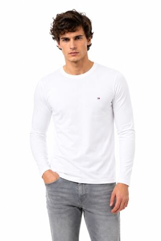 Erkek Sıfıryaka Mevsimlik Body Sweatshırt BGL-ST05447 BEYAZ - 2XL