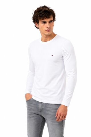 Erkek Sıfıryaka Mevsimlik Body Sweatshırt BGL-ST05447 BEYAZ - 2XL