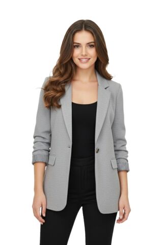 Kadın Ayrobin Tek Dügmeli Ceket BGL-ST03726
