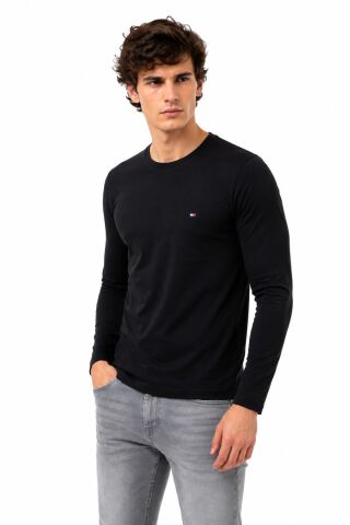 Erkek Sıfıryaka Mevsimlik Body Sweatshırt BGL-ST05447 SİYAH - M
