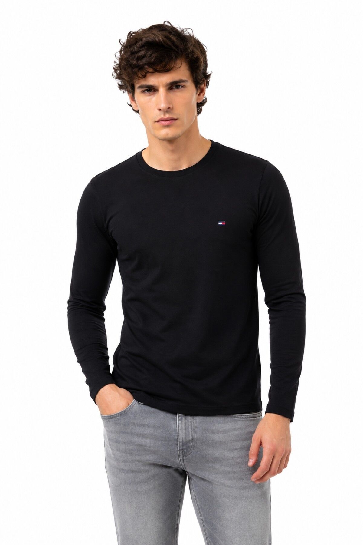 Erkek Sıfıryaka Mevsimlik Body Sweatshırt BGL-ST05447 SİYAH - L