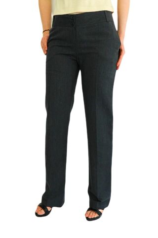 Kadın Kumaş Pantolon Yüksek Bel Klasik BGL-ST01380 FÜME - 32