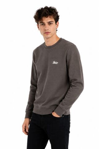 Erkek Sıfıryaka Mevsimlik Sweatshırt BGL-ST05446 KAHVE - S