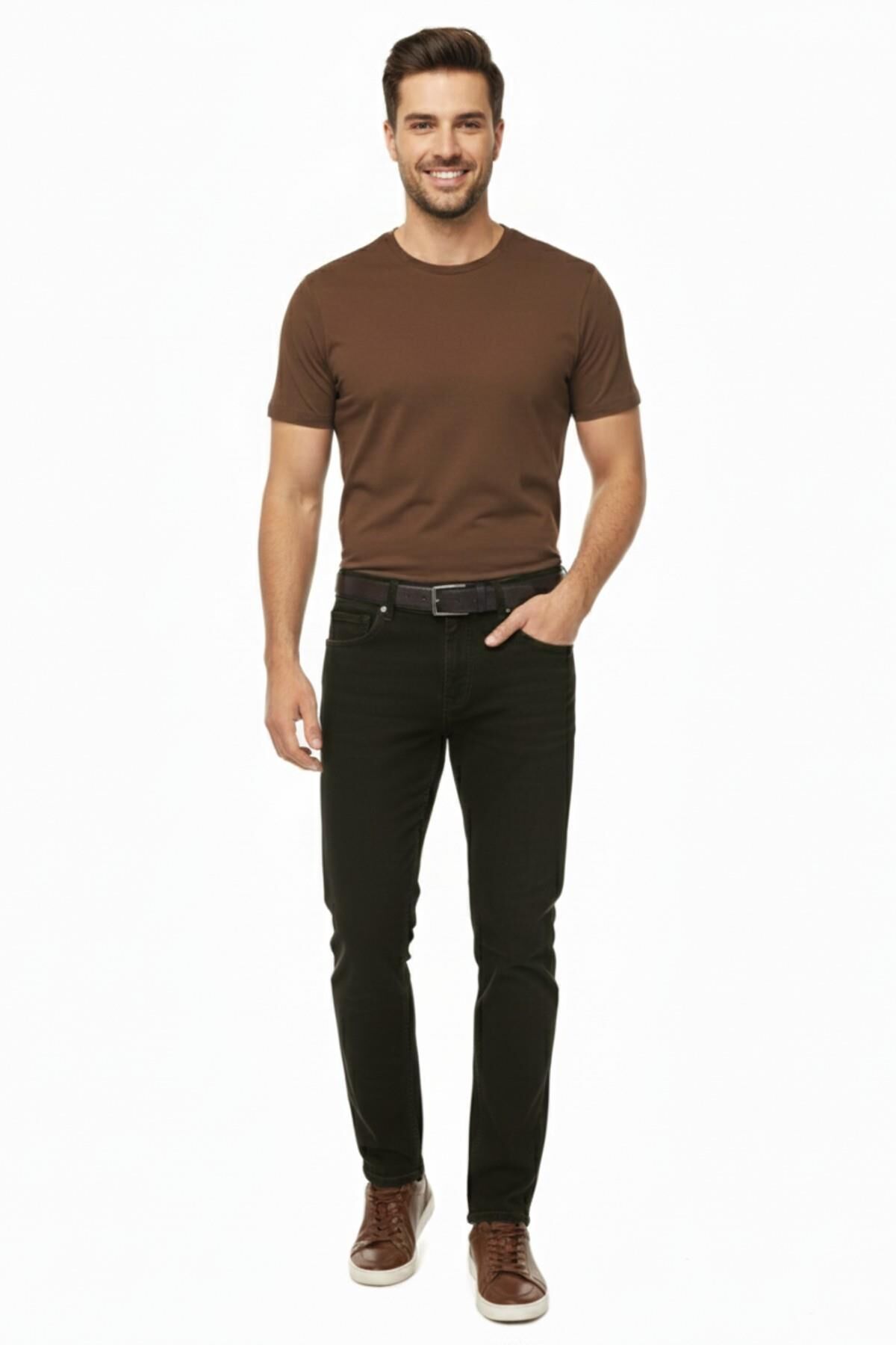 Erkek Comfort  Fit Jeans Pantolon 1101 BGL-ST05017 ANTRASİT - 33/34