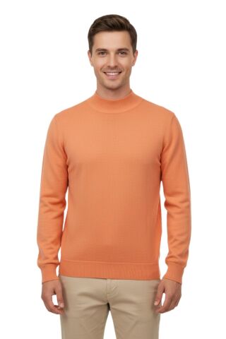 Erkek Yarım Balıkçı Yaka Regular Fit Kazak BGL-ST04954