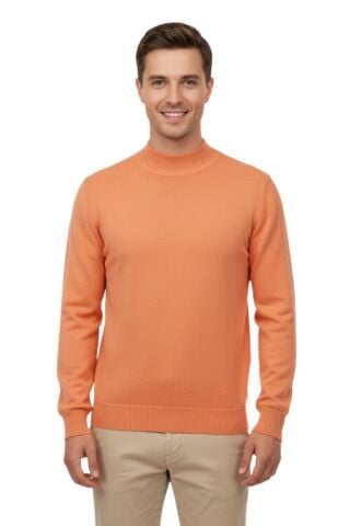 Erkek Yarım Balıkçı Yaka Regular Fit Kazak BGL-ST04954