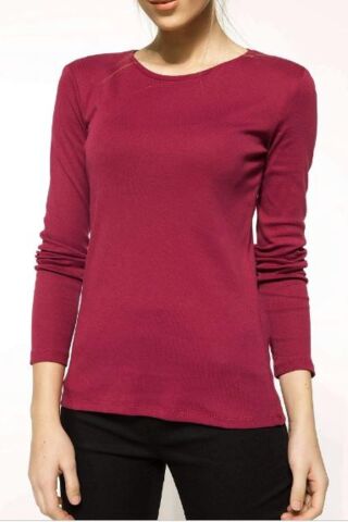 Kadın Uzun Kollu Basic Body BGL-ST01155 BEYAZ - XL