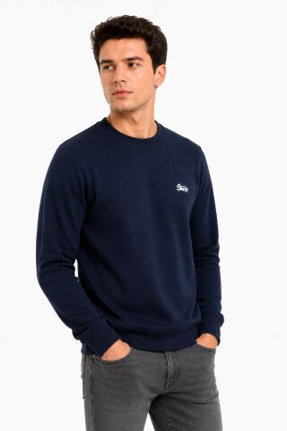 Erkek Sıfıryaka Mevsimlik Sweatshırt BGL-ST05446 LACİVERT - XL
