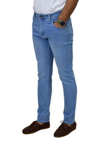 Erkek Regular Fit Jeans Pantolon 1601 BGL-ST04513 BUZ.MAVİ - 31/34