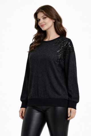 Kadın Yumoş Sıfıryaka Sweatshirt BGL-ST05320