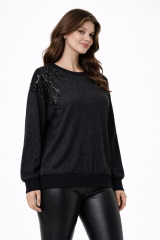Kadın Yumoş Sıfıryaka Sweatshirt BGL-ST05320