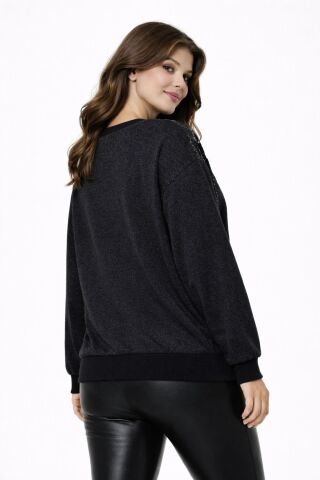 Kadın Yumoş Sıfıryaka Sweatshirt BGL-ST05320