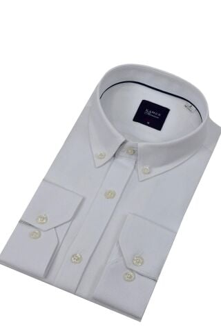 Erkek Slim Fitt Uzun Kol Gömlek 2424 BGL-ST04381