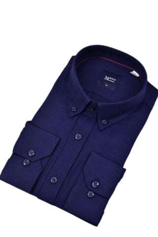 Erkek Slim Fitt Uzun Kol Gömlek 2424 BGL-ST04381