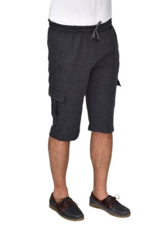 Erkek Kargo Cepli Likralı Kuş Gözü Kumaş Kapri BGL-ST04620