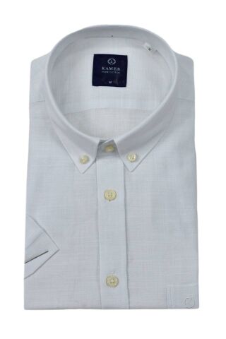 Erkek Klasik Kısa Kol Gömlek Pamuklu 9415 BGL-ST04581