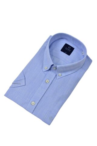 Erkek Klasik Kısa Kol Gömlek Pamuklu 9415 BGL-ST04581