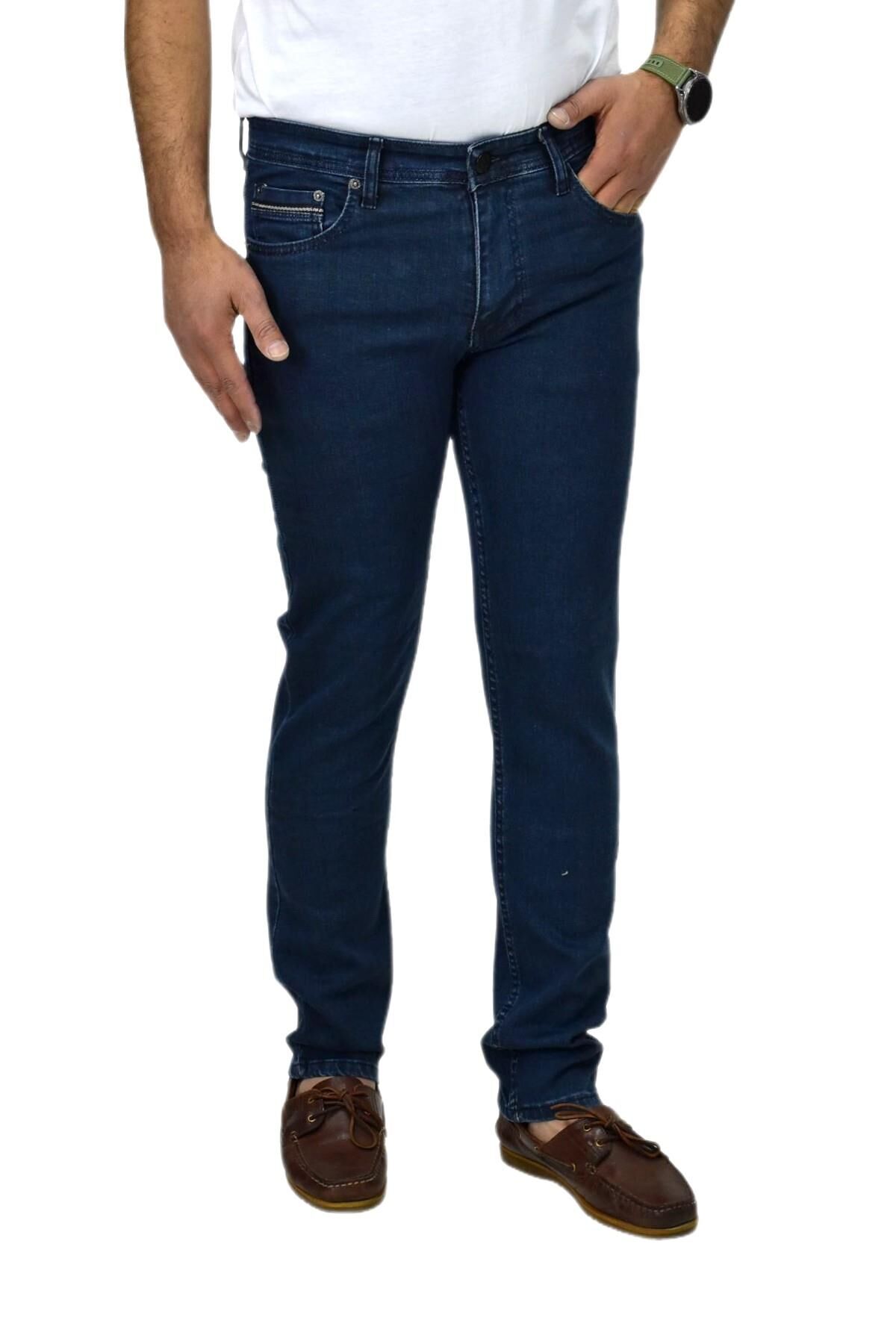 Erkek Siyah Jeans Pantolon Regular Fitt 320 BGL-ST04490 PETROL - 31/34