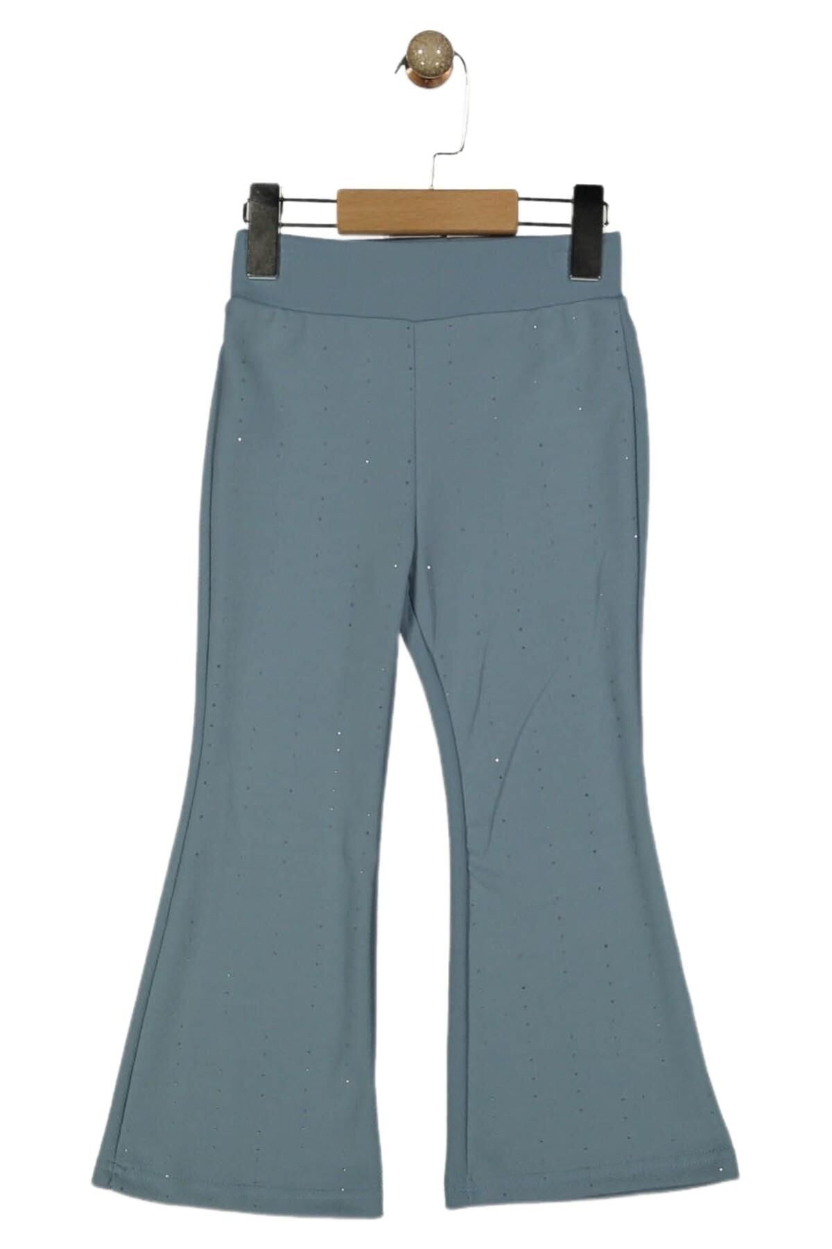 Kız Çocuk İspanyol Tayt Yağmur Taş Desenli BGL-ST05208