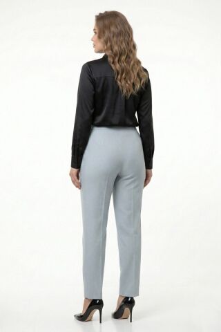 Kadın Kumaş Pantolon Klasik BGL-ST01389 GRİ - 42