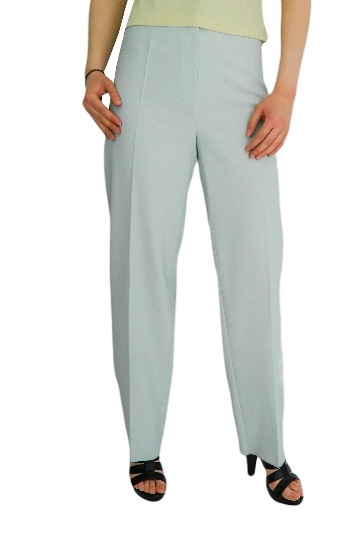 Kadın Kumaş Pantolon Klasik BGL-ST01389 GRİ - 42