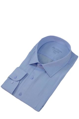 Erkek Büyük Beden Klasik Tek Cepli Uzun Kol Gömlek BGL-ST04337