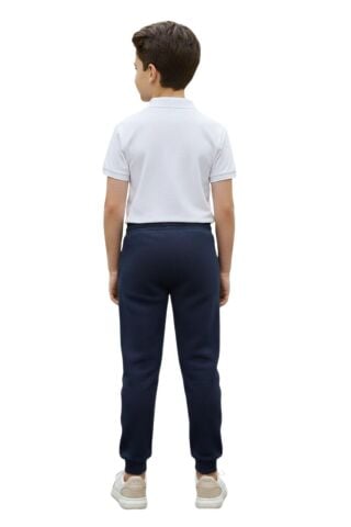 Lacivert Renk 3 İplik Manşetli Kız Erkek Çocuk Eşofman Alt BGL-ST05046