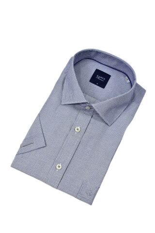 Erkek Klasik Piti Kare Kısa Kol Gömlek 9399 BGL-ST04577