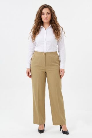 Kadın Kumaş Pantolon Klasik Lastikli BGL-ST01395