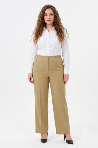 Kadın Kumaş Pantolon Klasik Lastikli BGL-ST01395