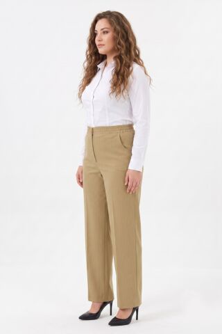 Kadın Kumaş Pantolon Klasik Lastikli BGL-ST01395