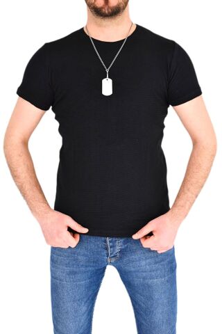 Erkek Sıfır Yaka Tişört T-383 BGL-ST01826