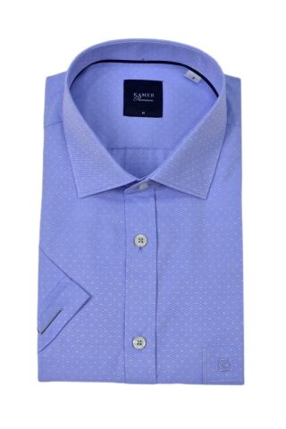 Erkek Klasik Armürlü Kısa Kol Gömlek 9408 BGL-ST04569