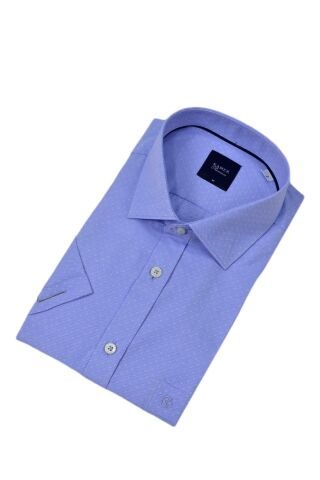 Erkek Klasik Armürlü Kısa Kol Gömlek 9408 BGL-ST04569