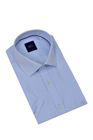 Erkek Klasik Armürlü Kısa Kol Gömlek 9408 BGL-ST04569