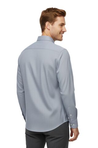 Erkek Klasik Tek Cepli Uzun Kol Gömlek 4070 BGL-ST04992 GRİ - L