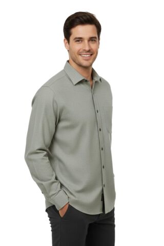 Erkek Kışlık Uzun Kol Tek Cepli Gömlek 4084 BGL-ST04993
