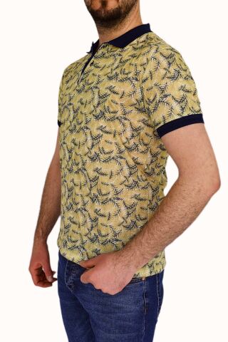 BİGAZZİ ERKEK BASKILI PİKE LYC TSHİRT 3228