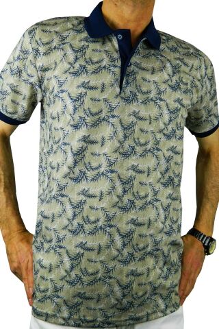 BİGAZZİ ERKEK BASKILI PİKE LYC TSHİRT 3228