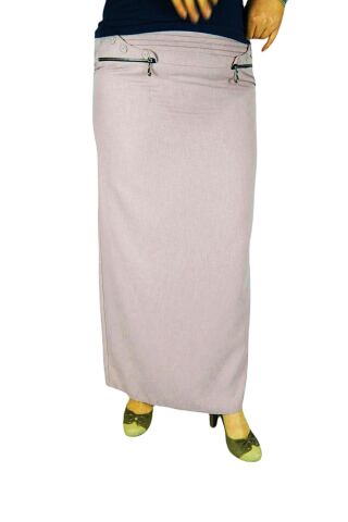Kadın Pembe Uzun Etek MNLS87003 PEMBE - 40