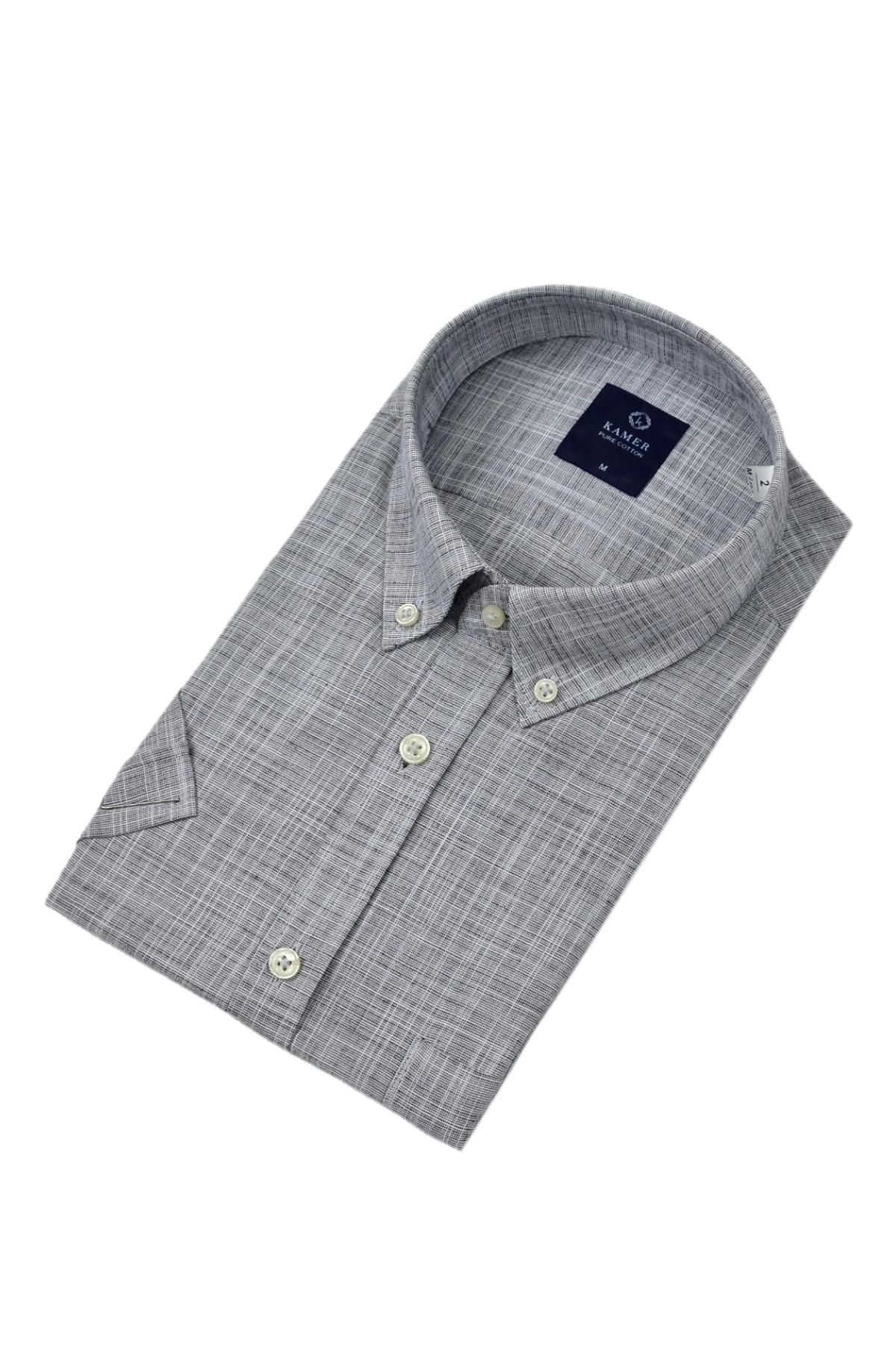 Erkek Kısa Kol Gömlek Pamuk 9426 BGL-ST04571
